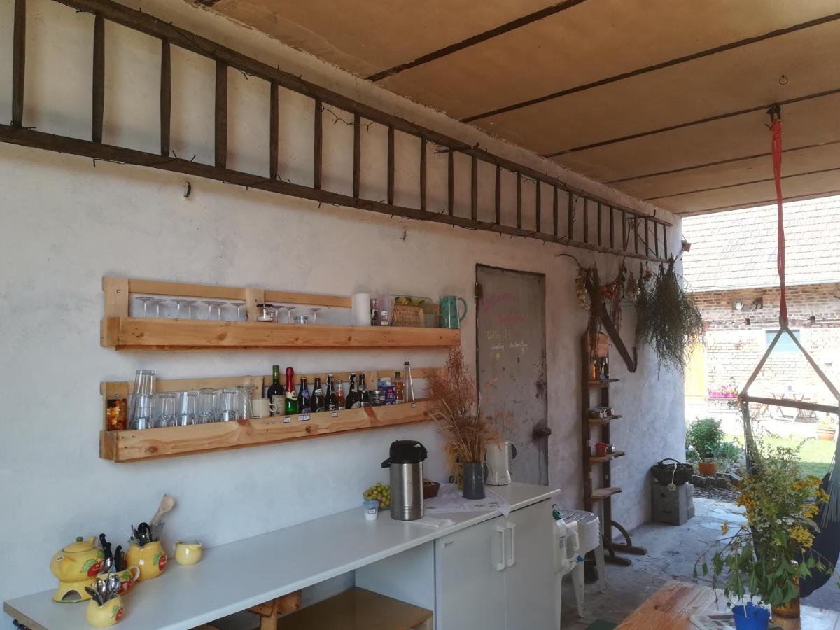 Ferienwohnung & Campingplatz Vor Dem Berg ハイデブリック エクステリア 写真